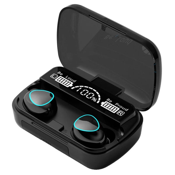 Wireless Earbuds Bluetooth 5.1 with Charging Case, TWS Earphones for Android/IOS, Touch Control, Auto Pairing (Black)
